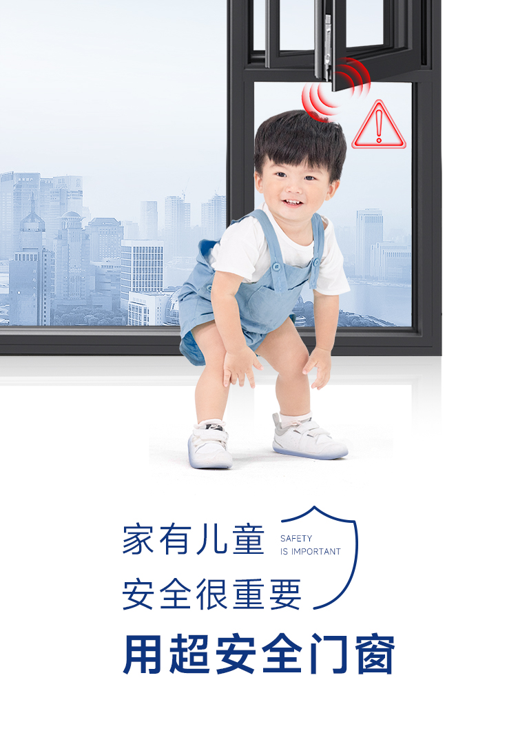 防碰頭門窗